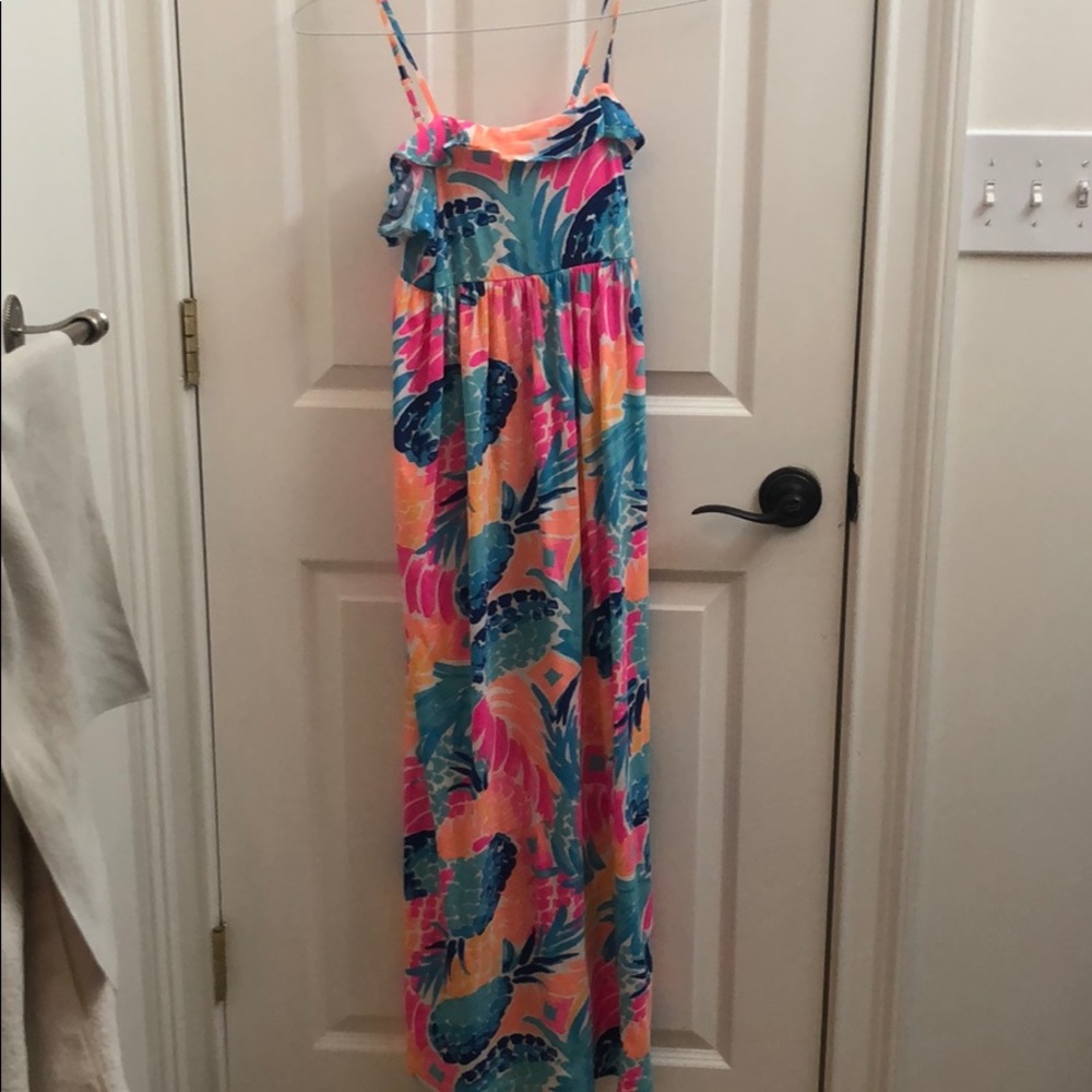 Long Lilly Pulitzer dress for girls